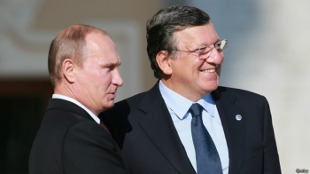 Путин и Баррозу